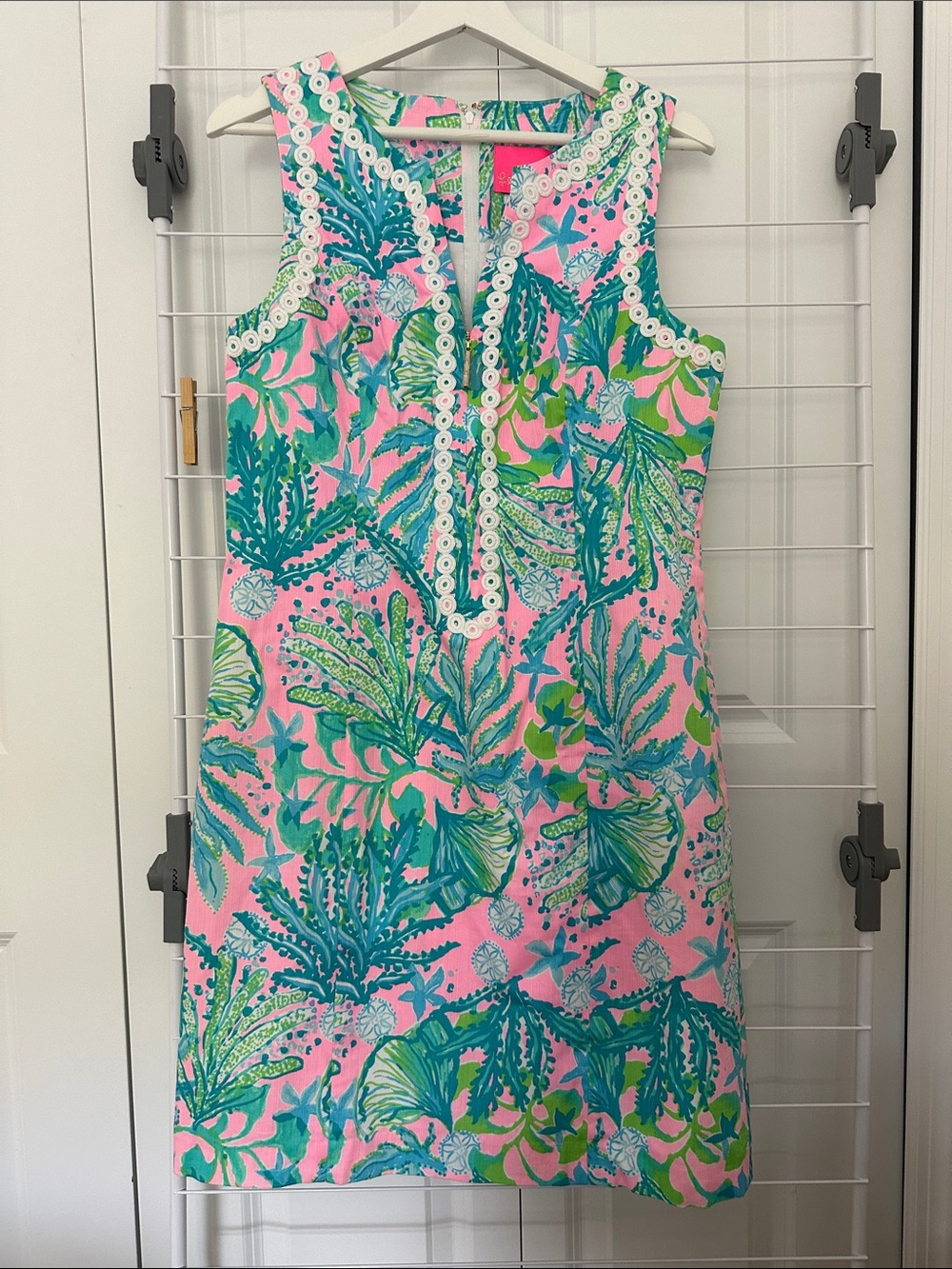 Lilly Pulitzer Delila Stretch Shift Size 8 Dress. NWT 🩷💚